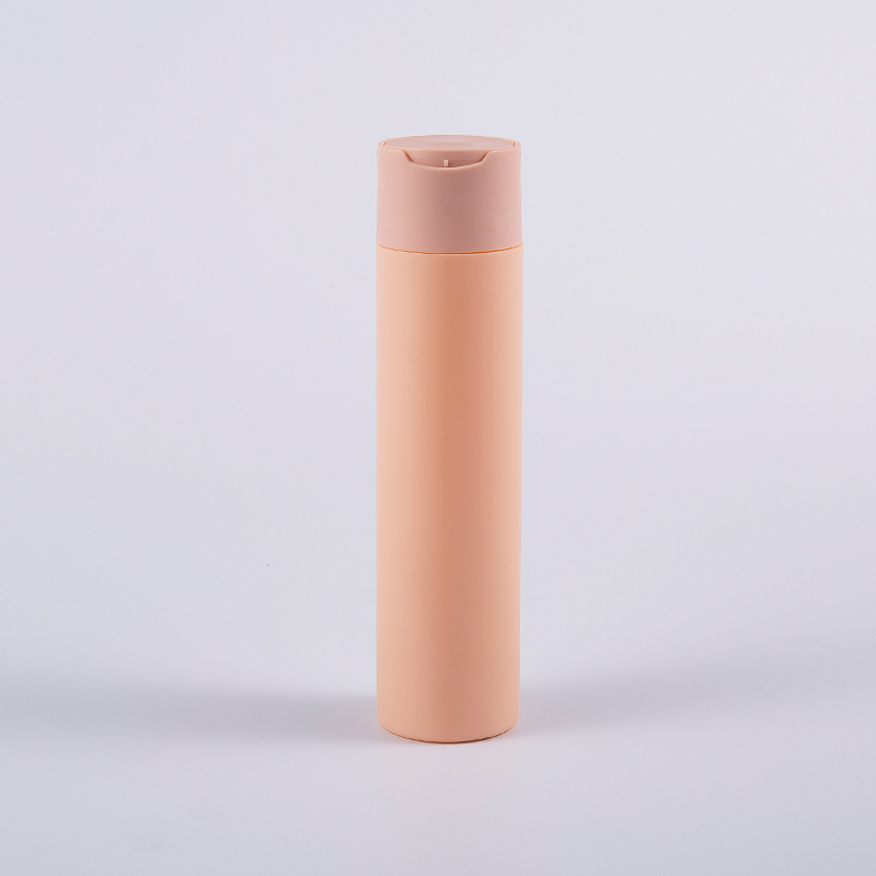 Multiple Color Soft Touch Round Shape 250ml Cleansing Bottle With Disk Cap