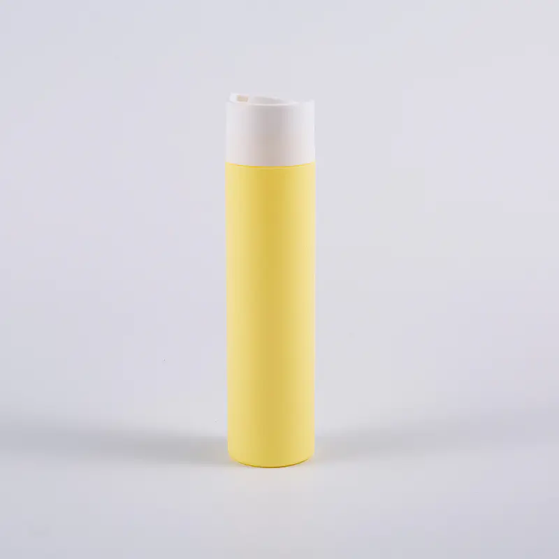Multiple Color Soft Touch Round Shape 250ml Cleansing Bottle With Disk Cap