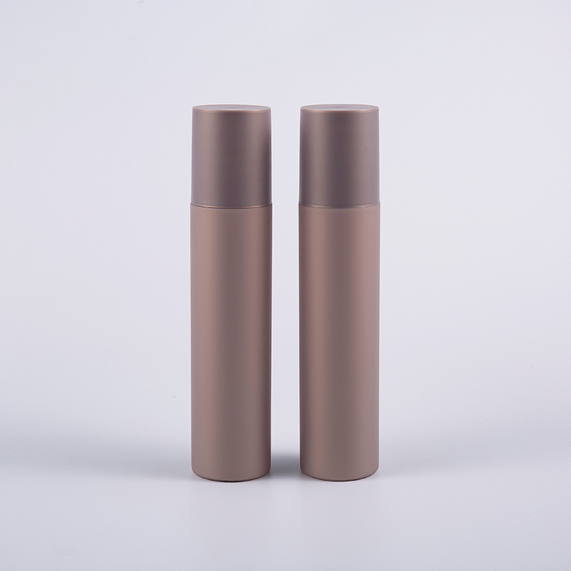 Multiple Color Soft Touch Round Shape 250ml Cleansing Bottle With Plastic Pump 