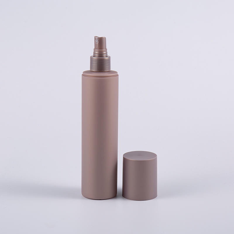 Multiple Color Soft Touch Round Shape 250ml Cleansing Bottle With Plastic Pump 