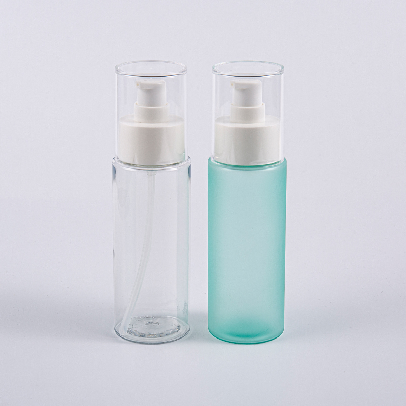 Round 100ml Frost PET Facial Toner Bottles