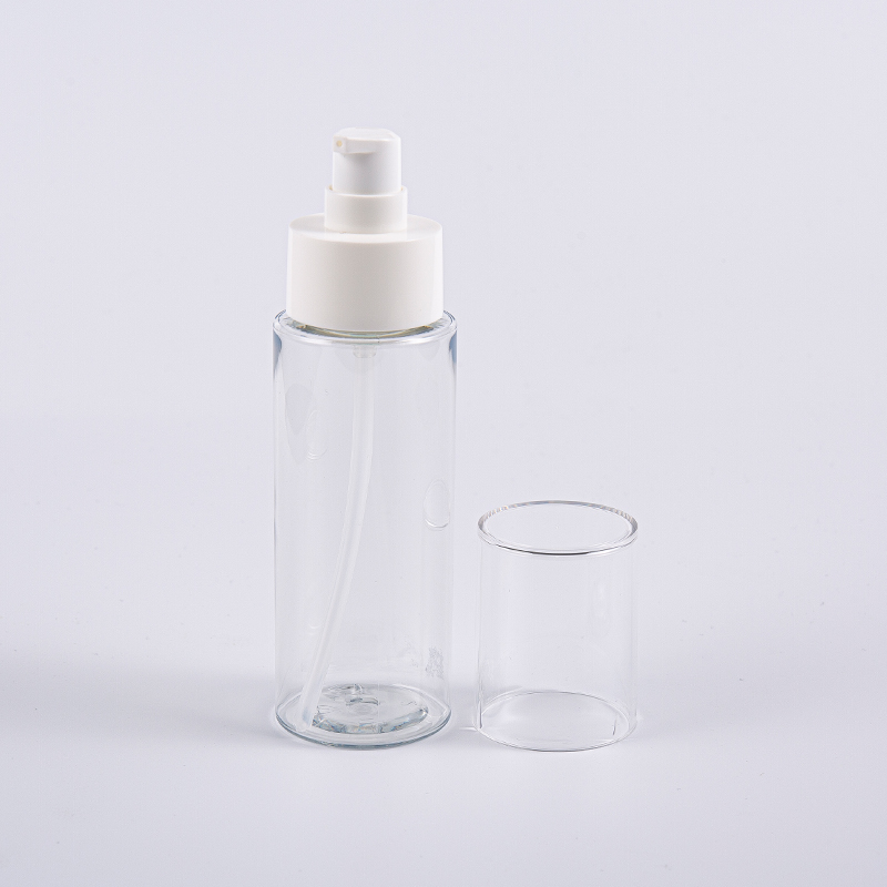 Round 100ml Frost PET Facial Toner Bottles