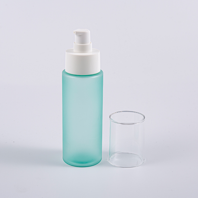 Round 100ml Frost PET Facial Toner Bottles