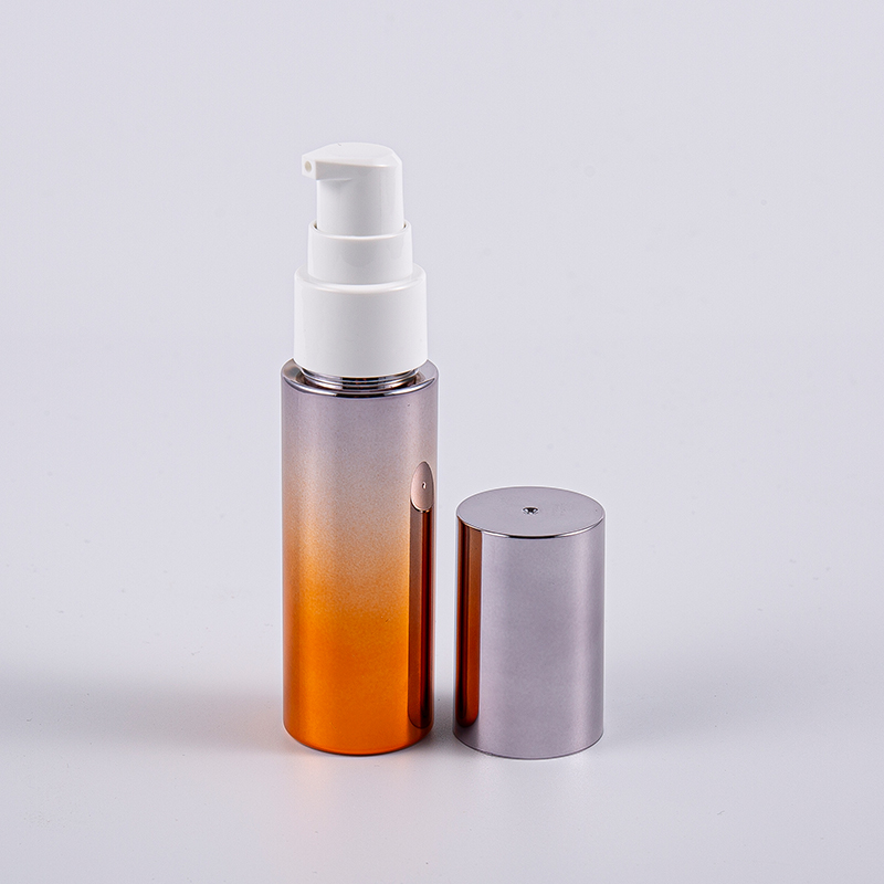 Various Colors Round Shape 30ml PETG Lotion Bottle With Pump Travelling Use