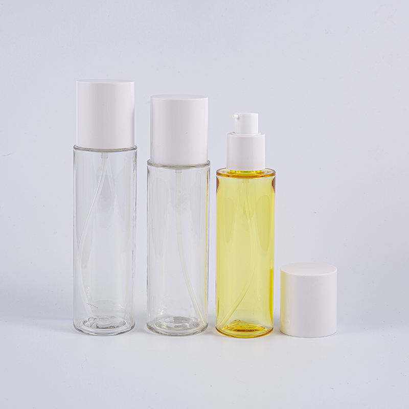 Personal Care 130ml 170ml 200ml Round Shape Petg Lotion Pump Bottle