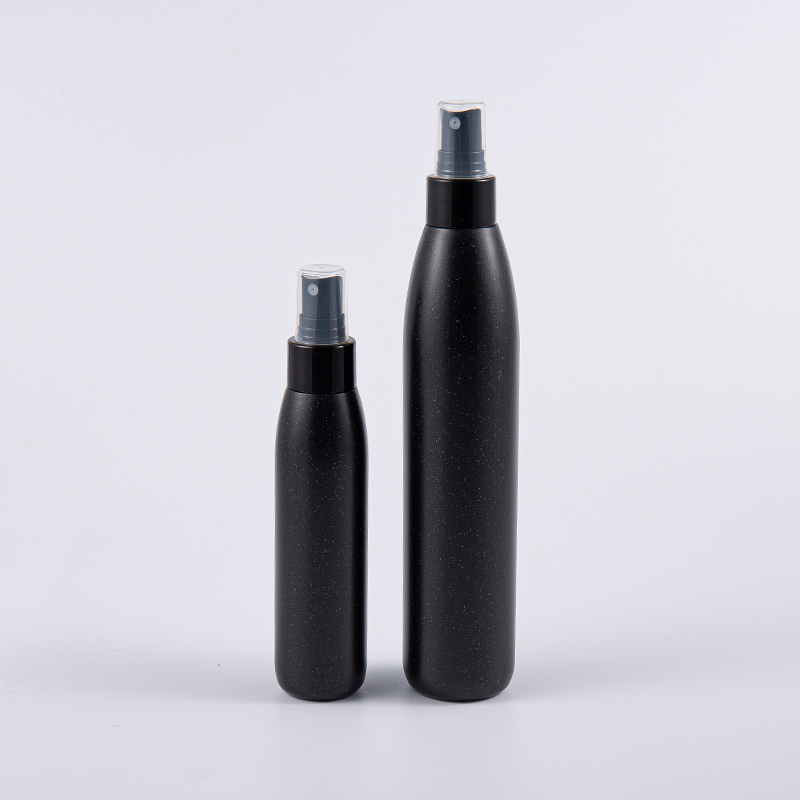 100ml & 250ml PE Bottle – Black with Pearl Finish plastic Pump Dispenser