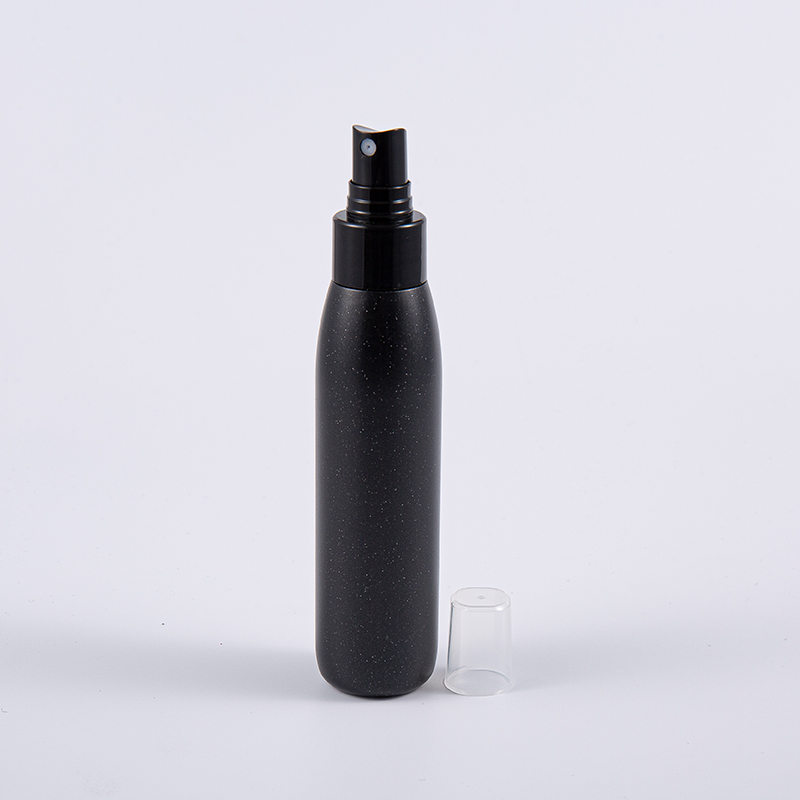 100ml & 250ml PE Bottle – Black with Pearl Finish plastic Pump Dispenser