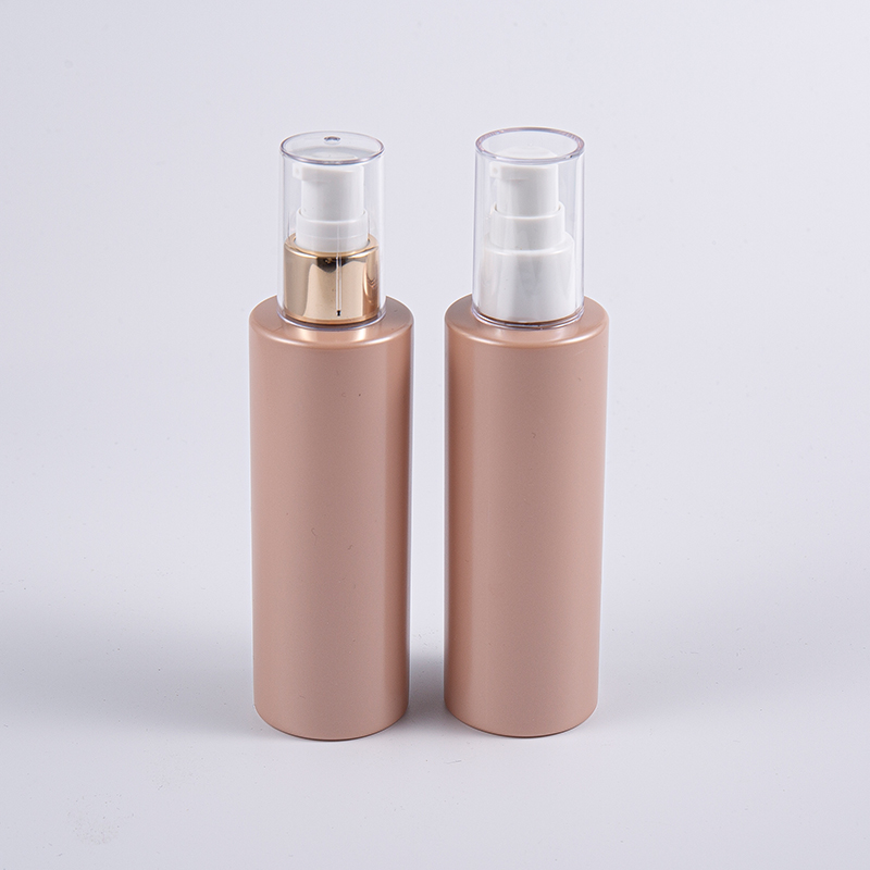 Cosmetics Use 120ml PET Plastic Bottle With Sprayer Pump