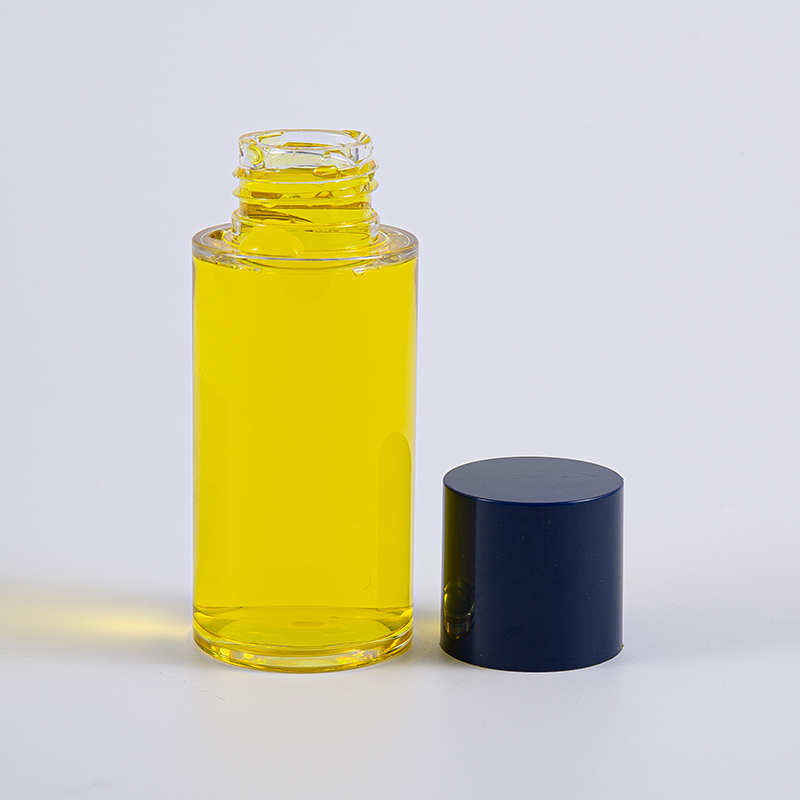 50ml 100ml 120ml 130ml 170ml 200ml PETG Round Lotion Bottle With Round Screw Cap And Small Inserts